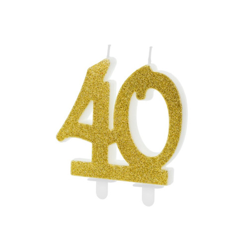 Świeczka urodzinowa liczba 40